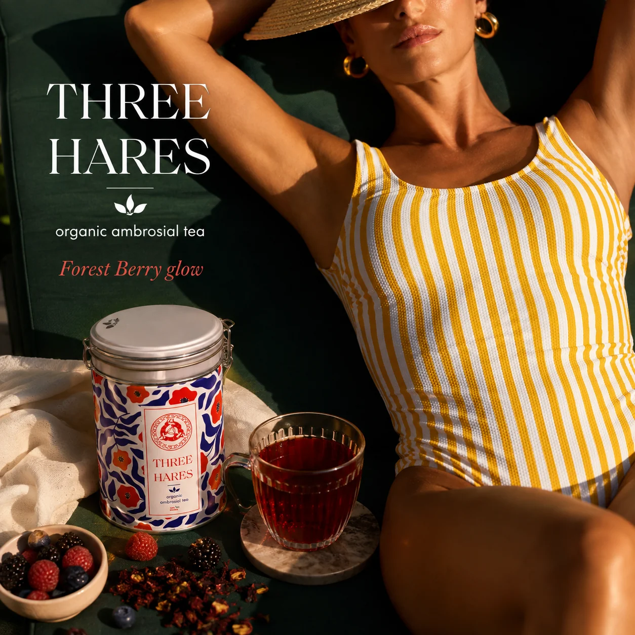 Three Hares organic tea table scene