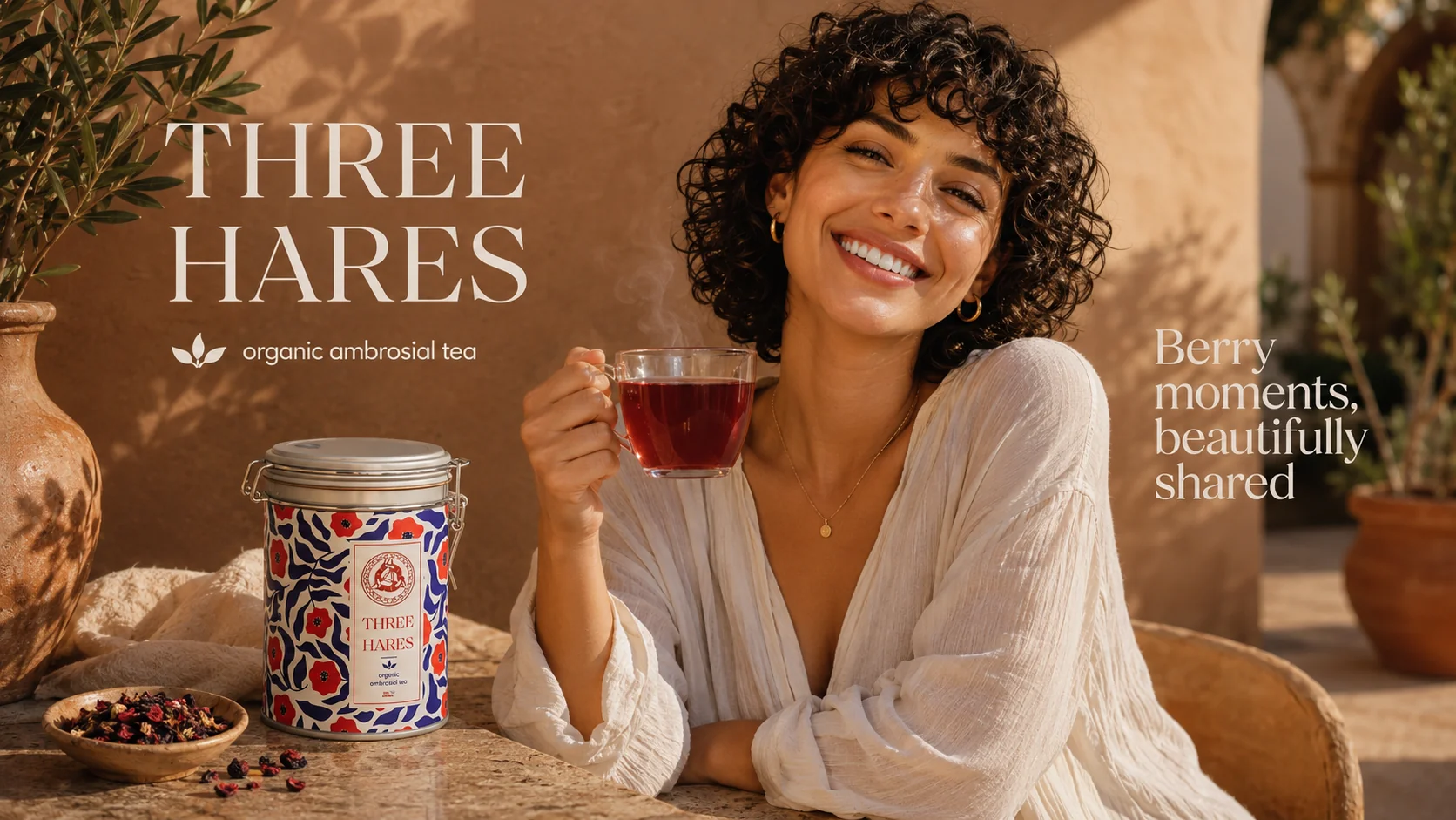 Three Hares organic tea editorial scene 3